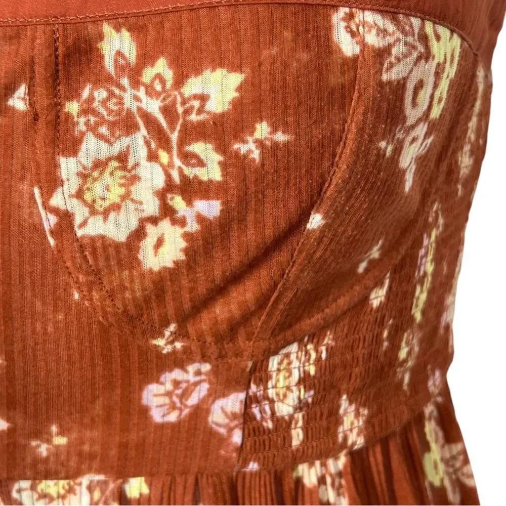 Free People Kitty Tube Floral Tunic Dress L